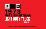 1973 Chevy Truck 10-30 Owner's Manual