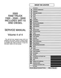 2005 Dodge Ram Truck 1500, 2500, 3500 Service Manual