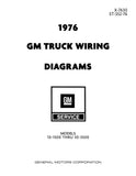 1976 Chevrolet GMC Truck Wiring Diagrams (Models 10-1500 Thru 30-3500 ) - 11x26