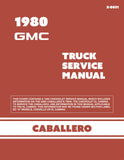 1980 GMC Caballero Service Manual