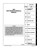 1981 GMC Light Duty Trucks Unit Repair Manual