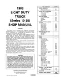 1983 GMC Light Duty Trucks Service Manual (C,K,G,P Series & Jimmy) 11x26 in WDs