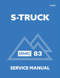 1983 GMC S-15 Truck & S-15 Jimmy Service Manual - includes 11x26 in WDs