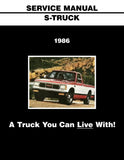 1986 GMC S-15 Truck & Jimmy Service Manual