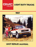 1987 GMC Light Duty Truck Unit Repair Manual