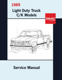 1989 GMC C / K Sierra Truck Service Manual