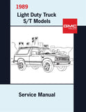 1989 GMC S / T Truck & Jimmy Service Manual