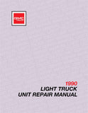 1990 GMC Light Duty Truck Unit Repair Manual