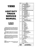 1990 GMC S / T Truck & Jimmy Service Manual