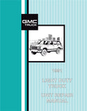 1991 GMC Light Duty Truck Unit Repair Manual