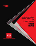 1993 GMC Sonoma and Jimmy Service Manual
