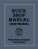 1929 Buick Shop Manual