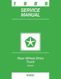 1989 Dodge Dakota Truck Shop Manual
