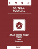 1990 Dodge Truck Cummins 5.9 Diesel Engine Repair Supplement