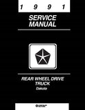 1991 Dodge Dakota Truck Shop Manual