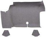 1964-68 Ford Mustang Convertible Trunk Mat - Vinyl / Burtex / Fleec
