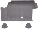 1964-68 Ford Mustang Fastback Trunk Mat - Vinyl / Burtex / Fleec