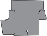 1969-70 Ford Mustang Trunk Mat - Vinyl / Burtex / Fleec