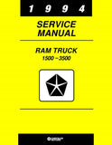 1994 Dodge Ram 1500-3500 Truck Shop Manual