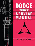 1962 Dodge Truck S Series Shop Manual