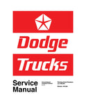 1972 Dodge Truck 100-800 Shop Manual
