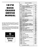 1972 Buick Chassis Service Manual - All Series