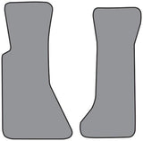 1988 Chevrolet Corvette 35th Anniversary Floor Mats with White Binding