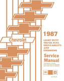 1987 Chevy Truck Driveability & Emissions Service Manual Supplement