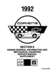 1992 Corvette Service Manual (Chassis & Body) - 3 Volumes