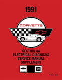 1991 Chevrolet Corvette Electrical Diagnosis Service Manual Supplement