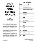 1979 Fisher Body Service Manual