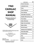 1963 Cadillac Shop Manual