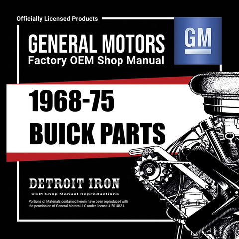1968-1975 Buick Parts Manuals (Only)