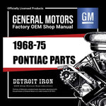 1968-1975 Pontiac Parts Manuals (Only)