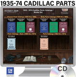1935-1974 Cadillac Parts Manuals (Only)