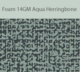 1978-1981 Chevrolet Monte Carlo Trunk Mat in Foam Aqua Herringbone