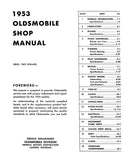 1953 Oldsmobile Shop Manual