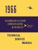 1966 Rambler Classic, Ambassador & Marlin Technical Service Manual