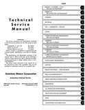1967 AMC Rebel Ambassador Marlin Technical Service Manual - Incl Wiring Diagrams