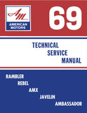1969 AMC Shop Manual - Includes 11x26 Wiring Diagrams