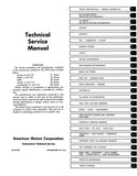 1970 AMC Service Manual - Hornet, Rebel, AMX, Javelin, Ambassador