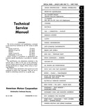 1971 AMC Shop Manual - Includes 11x26 Wiring Diagrams