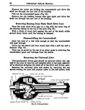 1927 - 1928 Chevrolet Car & Truck Repair Shop Manual