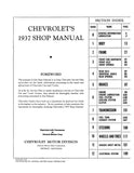 1937 Chevrolet Car / Chevrolet Truck Shop Manual