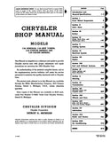 1953 Chrysler Shop Manual