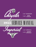 1955 Chrysler Shop Manual - Windsor, New Yorker, Imperial, 300