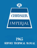 1965 Chrysler & Imperial Car Shop Manual