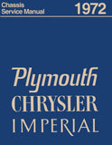 1972 Plymouth Chrysler Imperial Chassis Service Manual