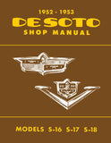 1952 - 1953 Desoto Shop Manual - S16 / S17 / S18