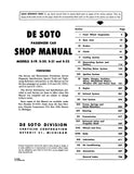 1954 - 1955 Desoto Shop Manual